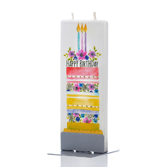 Happy Birthday Layered Cake Candle